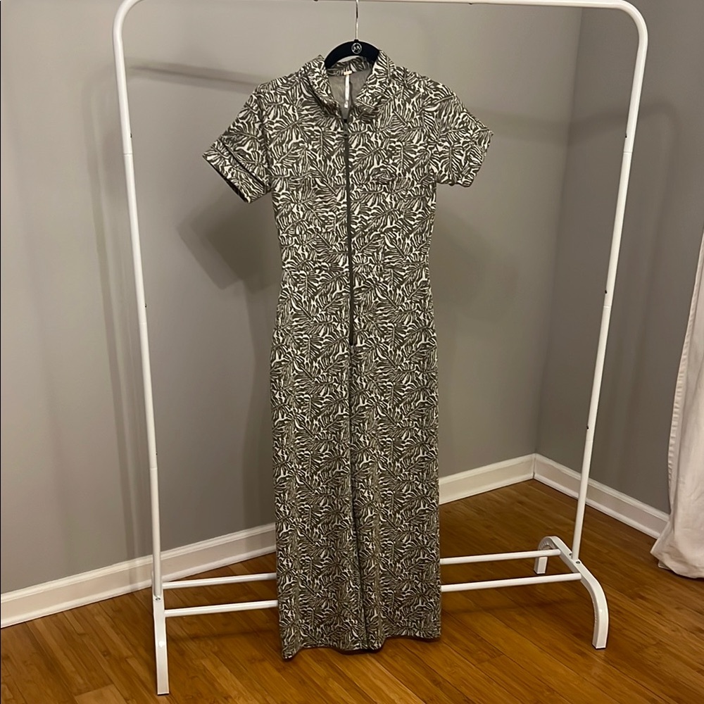 Free People Floral Print Short Sleeve Jumpsuit - NWT - Sz XS